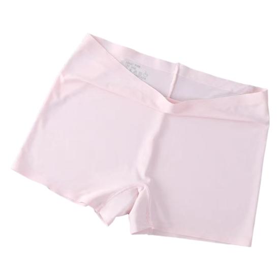 Женские защитные брюки высокой эластичности, однотонные, из ледяного шелка, бесшовные, с защитой от воздействия, средняя талия