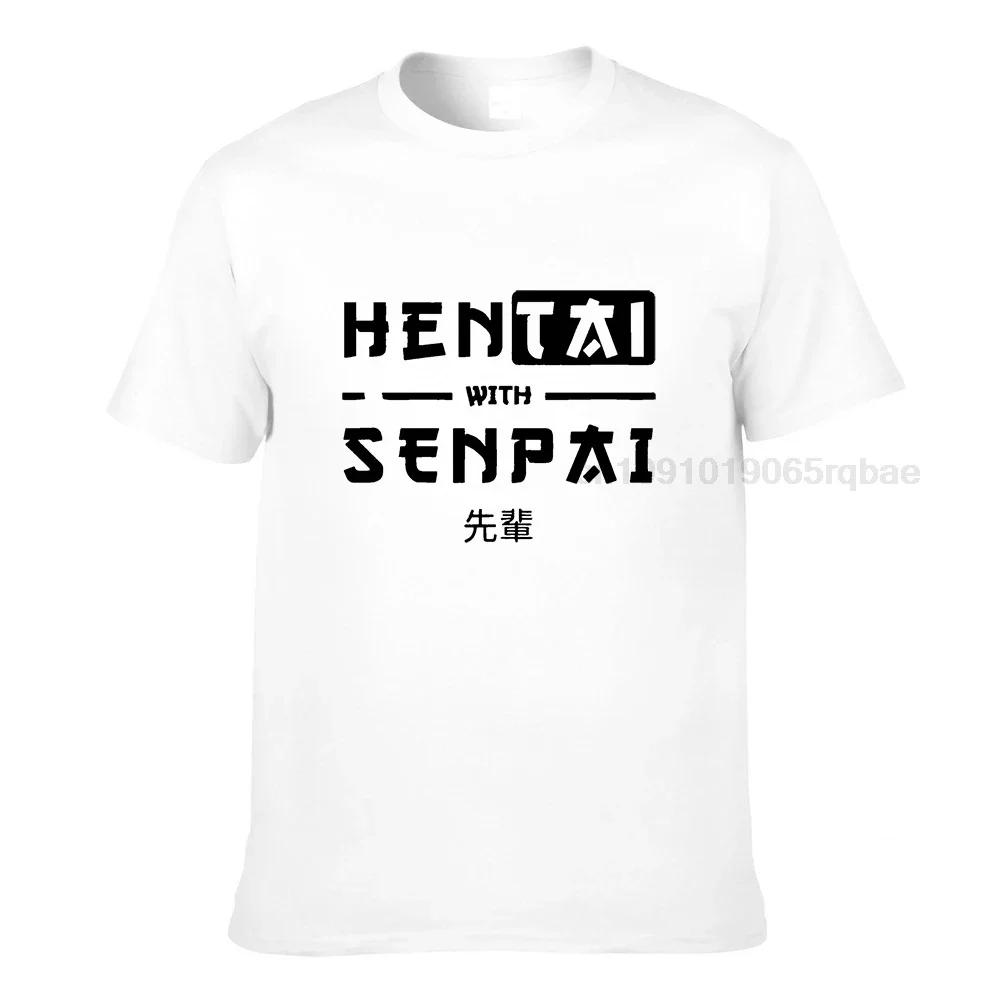 Japanese Senpai Tshirt Harajuku Streetwear Anime Design Cool Gifts For Teenager Cotton Eu Size Aesthetic Camisas