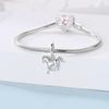 Dangle Charm Bead Component Copper Metal Horse Pendant Bead Component Designed For Woman Compatible With Bracelet High Quality Fine Jewelry Do It