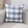 Синие наволочки в клетку для дома, декоративные наволочки для дивана 45x45 см 1 шт.