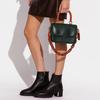 COACH Rogue Leather Trunk Bag, Small Square Bag, Shoulder Bag, Crossbody Bag, Handbag Small Women's C6860-B4SZG