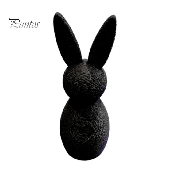 Пасхальный кролик, 3D-печатная фигурка кролика, минималистичный кролик, центральный элемент для домашнего стола, книжной полки, пасхальное украшение камина