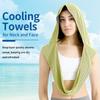 1 шт. Охлаждающее полотенце-толстовка в стиле бохо-шик - быстросохнущая, высоковпитывающая полиэстеровая повязка для шеи и лица с защитой от УФ-излучения, идеально подходит для летнего отдыха