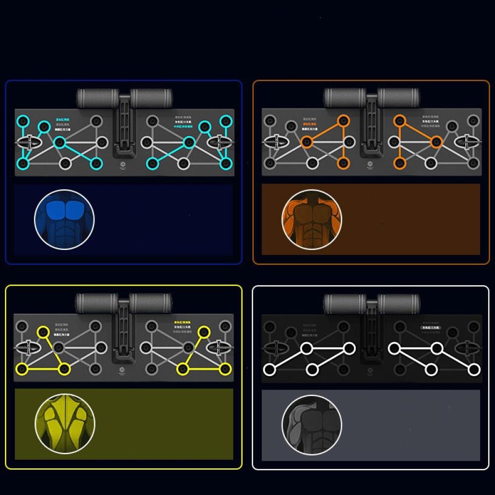 Тренировочная доска со стойкой для отжиманий. Вспомогательное устройство для приседания. Скамья для приседаний. Приспособление для пресса. Домашнее оборудование для фитнеса.