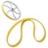 2pcs Non Slip Bandsaw Wheel Tires 10 Inch Band Saw Accessories Band Saw Tires  Woodworking Band Saw