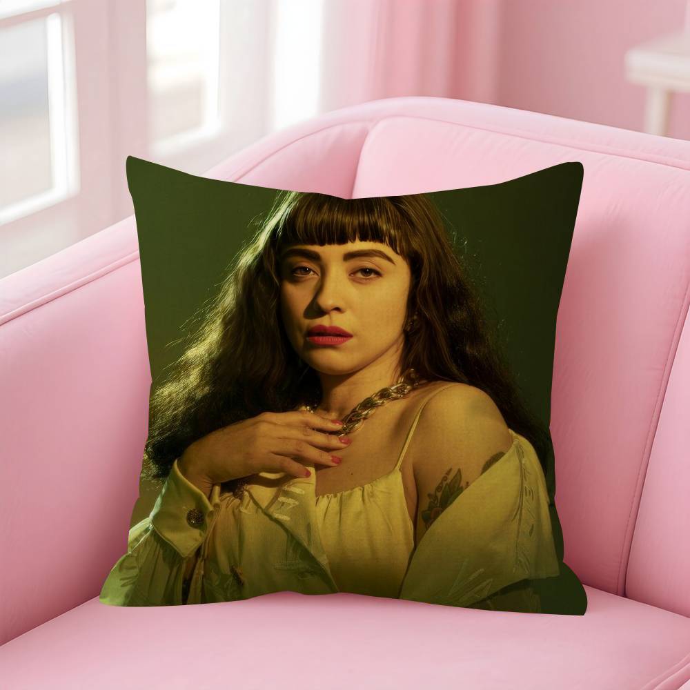 Singer MMon Laferte Music  Cushion Cover Car Throw Pillow Case For Sofa Car Christmas Gift 40x40cm 45x45cm
