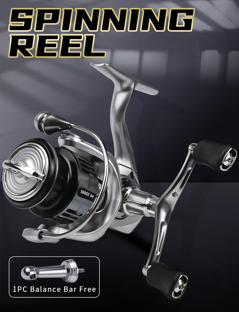 Колесо с клыком для приманки Чашка с глубокой леской Колесо для лески Двойной коромысло Рыболовное колесо с длинным ходом Рыболовное колесо со скал