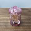 Cotton Swabs Storage Holder Box Transparent Makeup Cotton Pad Cosmetic Jewelry Organizer Plastic Container Homehold Case Box