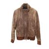 Ретро куртка из коровьей кожи S Коричневая Мужская Б/у