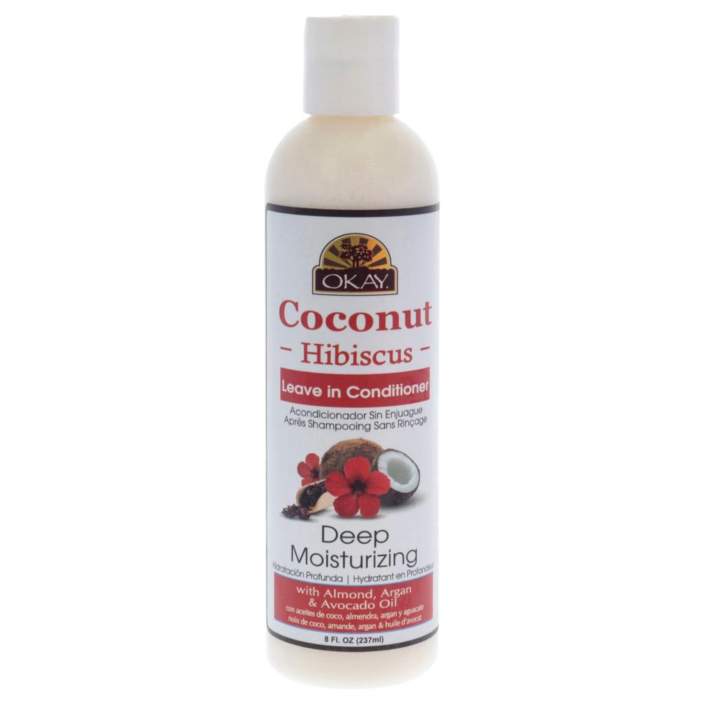 Coconut Hibiscus Leave In Conditioner by Okay for Unisex - 8 oz Leave In Conditioner