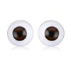 24mm Animal Accessories Blue Brown Black Eyeballs Baby Toy Half Round Hollow Realistic Dolls Eyes