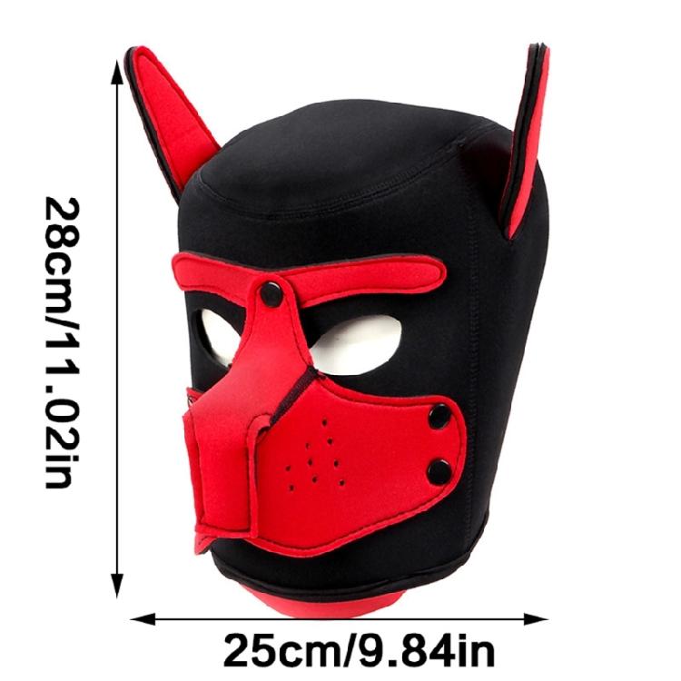 Маскарадная маска для лица собаки на Хэллоуин для женщин и мужчин, Косплей-вечеринки, Маскарадная маска, Головной убор для косплея собаки, Маскарадная маска на все лицо в виде собаки