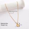 A-Z 26 Initials Name Necklaces Heart Pendant Letter Alphabets Necklace for Women 2023 Female Choker Chains Jewelry Trendy Gifts