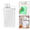 Laundry Detergent Powder Storage Box High Capacity Snack Container Transparent Plastic Jar With Lid Measuring Cup Detergent Case