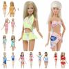 Кукла-бикини 1/6, Купальники для кукол, пляжный купальник, одежда для куклы Барби, игрушки для девочек