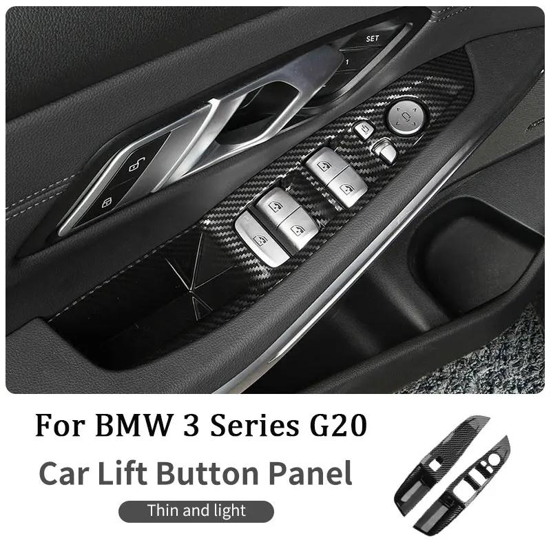 BAAM1 New 2025 For BMW 3 Series G20 2020-2024 Car Front Door Armrest Window Switch Panel Trim Protect Accessories Auto Inner Door Hand