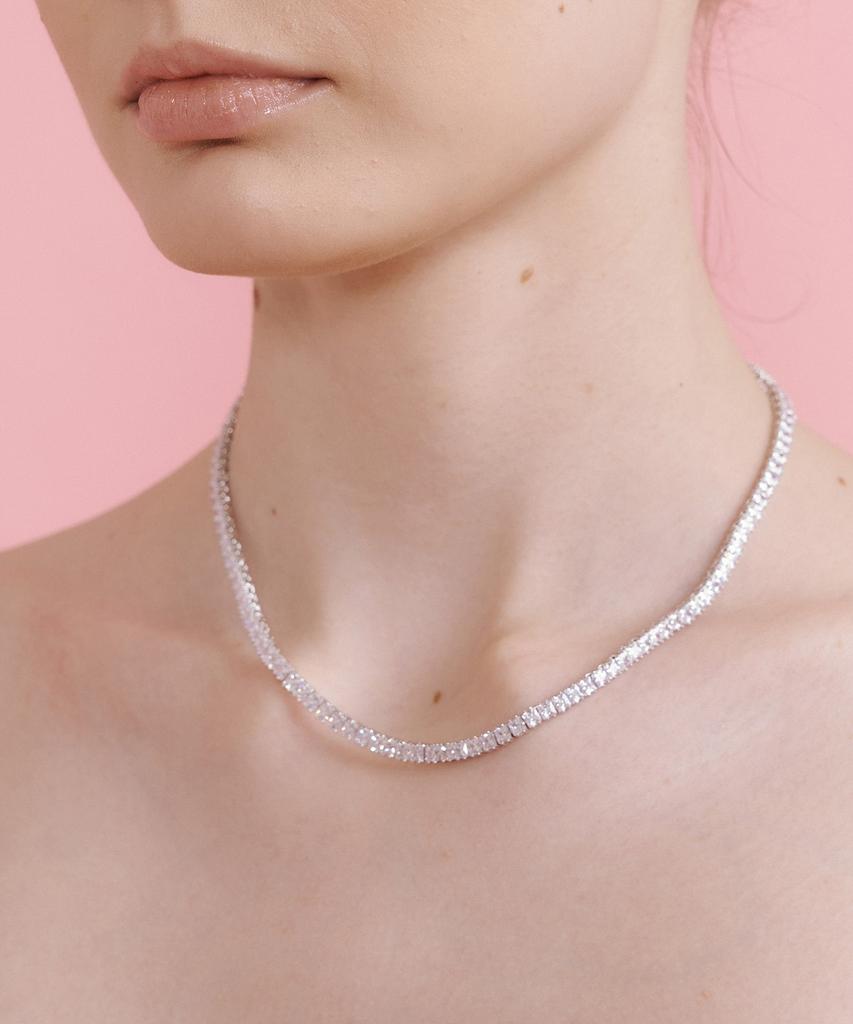 Matias Box Tennis Necklace