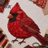 DIY Patchwork Hummingbird Project 3D Bird Kit, Owl Sewing Creative Birthday Gift for Adults Handmade Fabric Art Crafting Kit Home Wall Decor