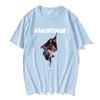 Уличная одежда Футболка корейской певицы JISOO AMORTAGE Ropa Hombre Футболки в стиле хип-хоп Повседневные мужские женские хлопковые футболки Модные футболки в стиле хип-хоп