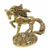 Мини Медная Скульптура Лошади Реалистичная Ретро Статуэтка Пони Украшения Бегущая Лошадь Китайский Новый Год