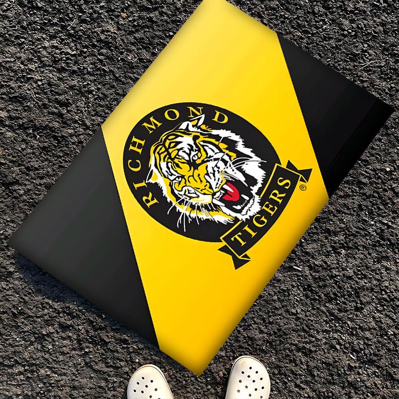 Полиэстеровый ковер Richmond Tigers, Мягкий коврик для помещений под офисное кресло, в гостиную, к компьютерному столу - Декоративный дизайн коврика для домашнего офиса