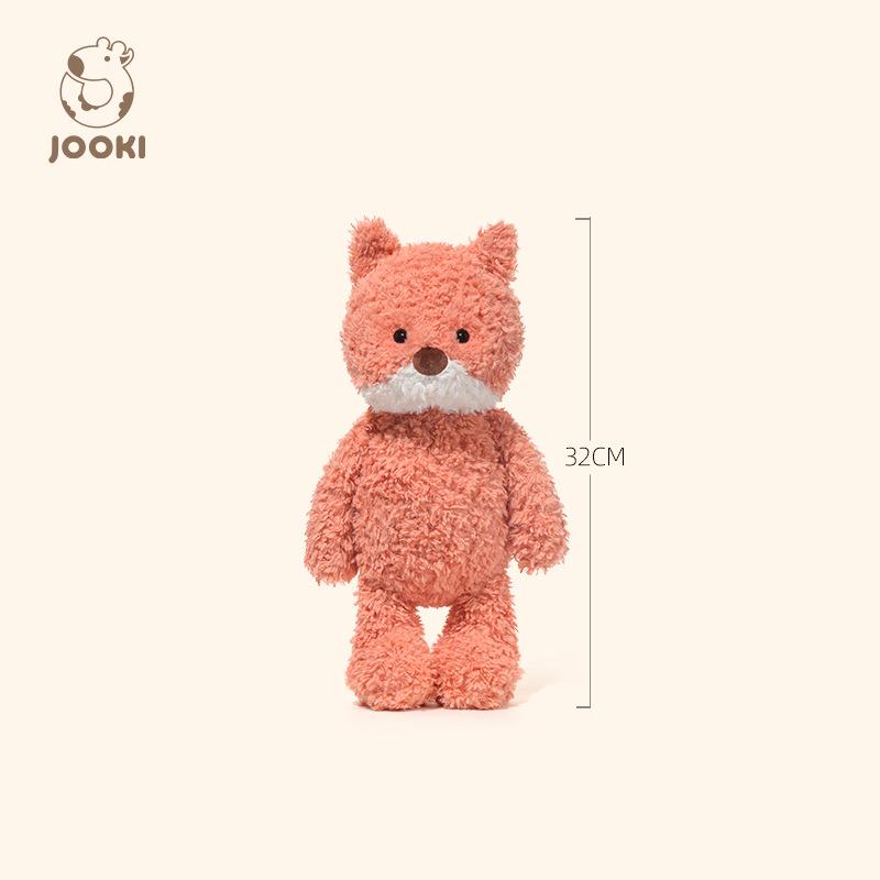 Плюшевый лисенок - ультрамягкая мягкая игрушка, успокаивающий компаньон для сна и подарок на день рождения для детей