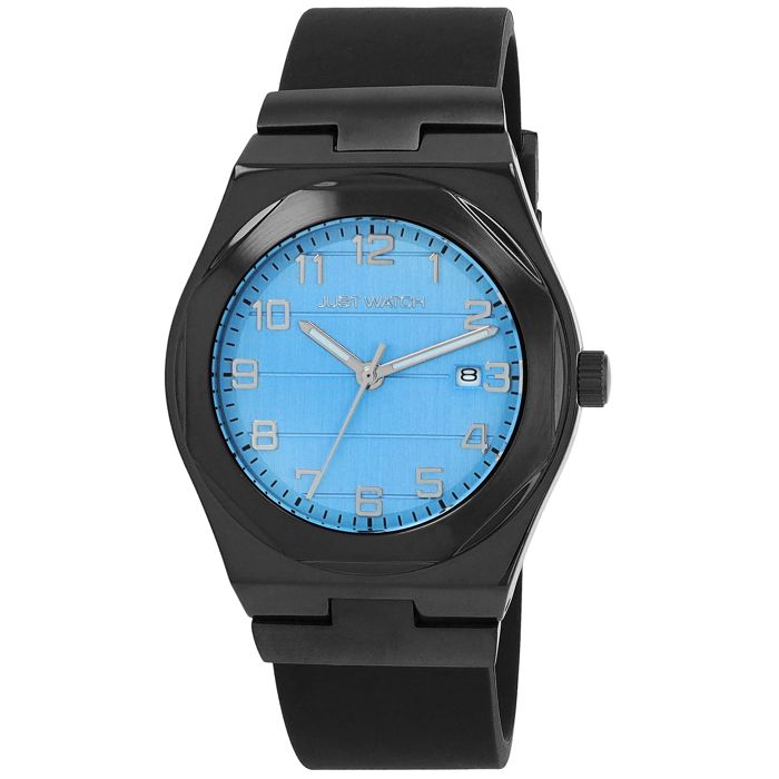 Montre - Alf - Homme - Boîtier 41 mm noir - Bracelet silicone 22 mm - Étanchéité 5 ATM