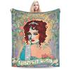 Warm Blankets Children Travel Chappell Roan Midwest Princess Throw Blanket  Flannel Bedspread For Couch Chair Sofa Bed Cover