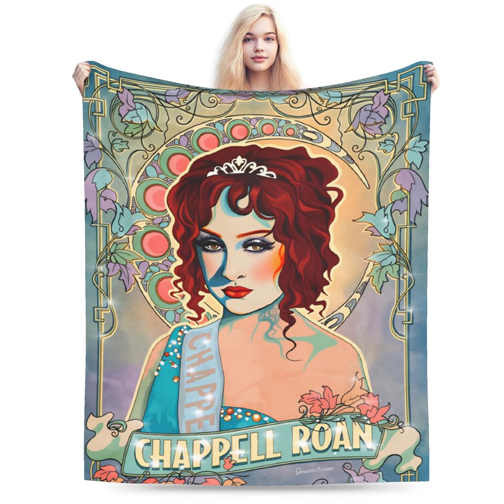 Warm Blankets Children Travel Chappell Roan Midwest Princess Throw Blanket Flannel Bedspread For Couch Chair Sofa Bed Cover