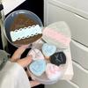 Everbab Mini Makeup Sponge Bow Skin Care Cream Blusher Powder Puff Compact Beauty Tools For Face And Body Makeup