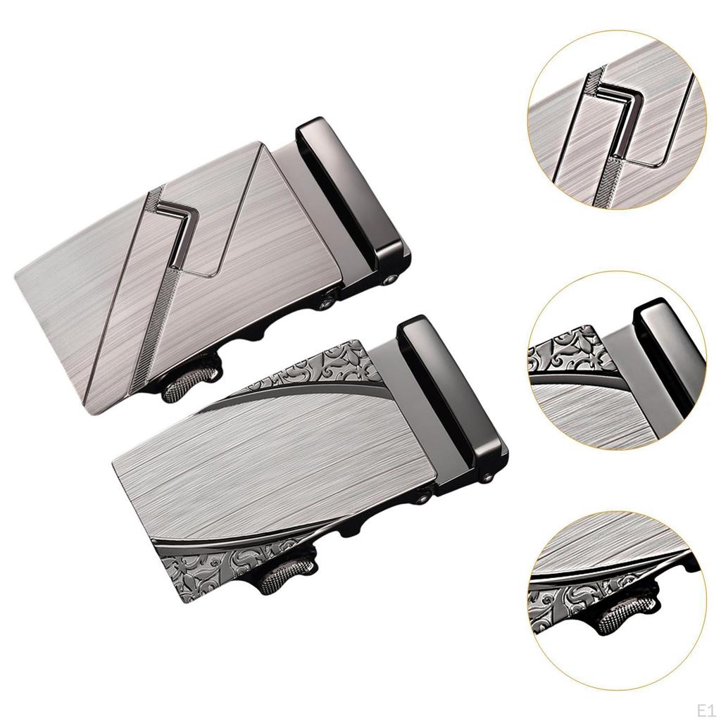 2 шт. Мужские пряжки для ремня, сменные, компактные, для брюк, делового костюма