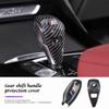 Car Gear Lever Protective Cap ABS Carbon Fiber Cover For BMW E46 E90 E60 F30 F10 E39 E36 F20 G20 G30 E92 E87 E91 X5 E70 F11 E30 XR1