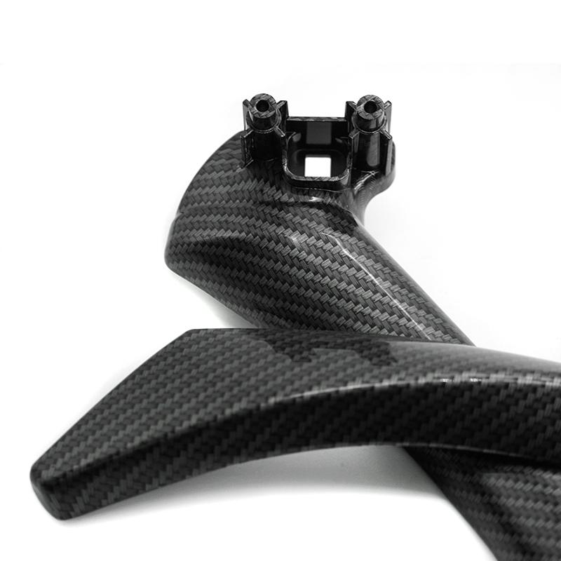 Автомобильные аксессуары, карбоновый стиль, внутренняя дверная ручка, сменный чехол для BMW 3 серии E90 E91 E92 316 318 320 325