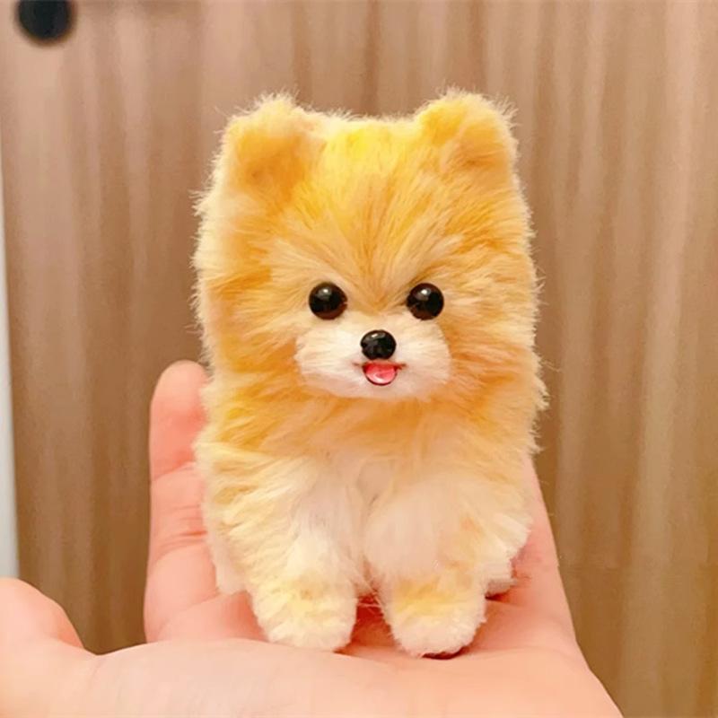 Милый модный витой стик Собачка DIY Сумка с материалами Ручная работа Плюшевая кукла Девочка Маленький подарок Сиба-ину Хаски Сумка с материалами для ручной работы