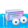 Мячи для гольфа с раскрытием пола, взрывающиеся мячи для гольфа, идеи для раскрытия пола ребенка, товары для вечеринок, взрывающийся порошок, биоразлагаемый гольф