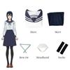 Amanai Riko Cosplay Anime Jujutsu Kaisen Riko Amanai Cosplay Costume JK Uniform Skirts Top Wig Halloween Costume for Girls Women
