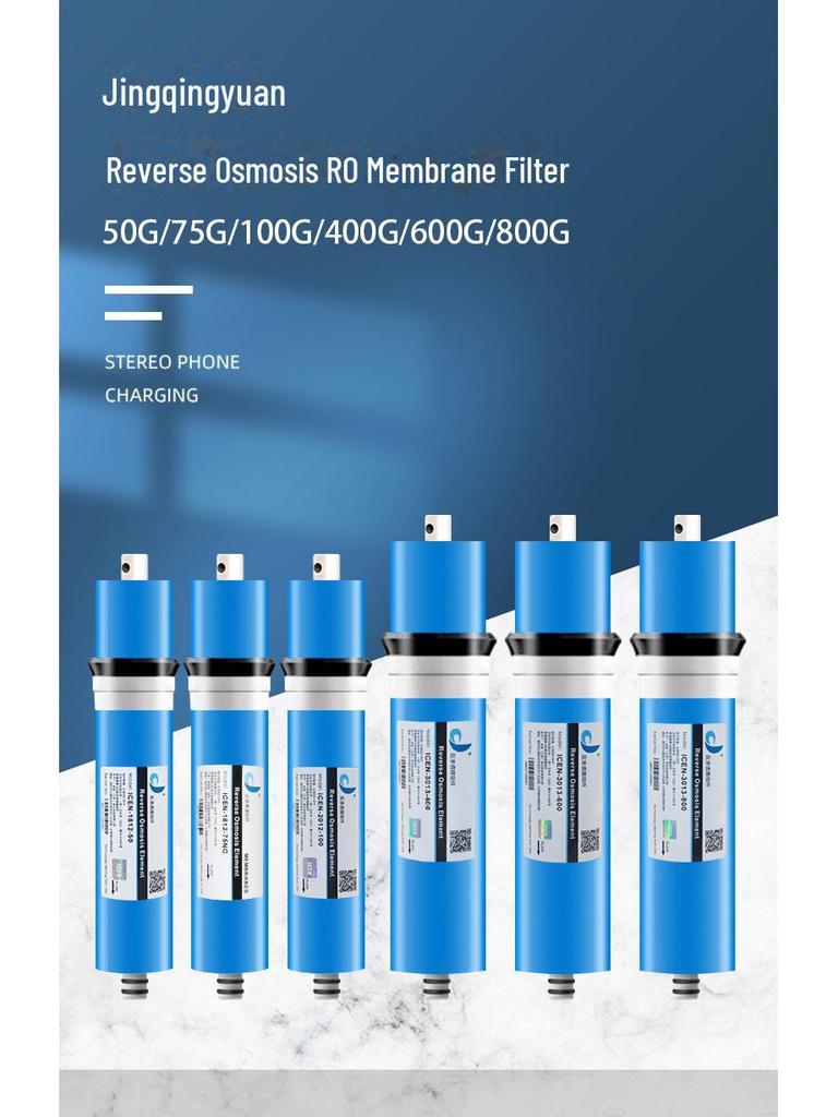 Универсальный фильтр для очистки воды с обратным осмосом, 75 г/100 г/400 г, для питья напрямую