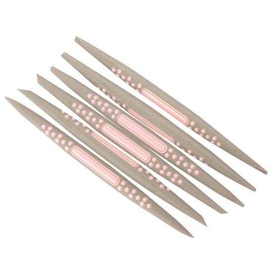 6 шт./набор Фондант Сахар Мягкие наконечники Шейперы Торт Цветок Моделирование Инструмент для лепки из полимерной глины