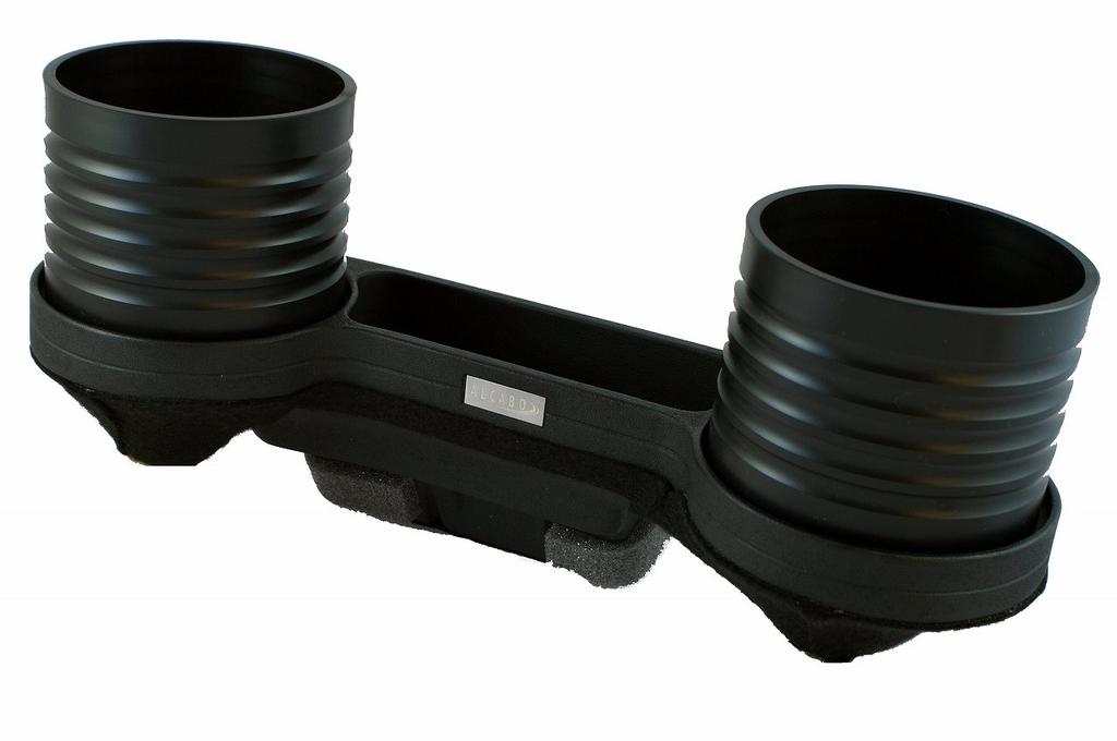 ALCABO Drink & Pocket Holder, Black Cup (AL-B113B) for BMW Z4 Series (E89 with Ashtray) Right-Hand Drive/Left-Hand Drive