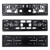 Universal European License Plates Holder Mounting Adapter Bumper Frame Bracket Black PP Frame Car Accessory
