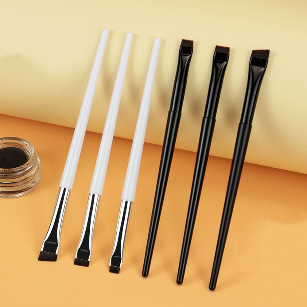 Make Up Tool Liner Brow Brush Flat Eyebrow Brush Angled Fine Eyeliner Brushes Blade Makeup Brushes