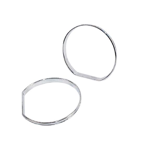 4 шт. нежные устойчивые к коррозии легкие рамки для спидометра, удобные автомобильные накладки на спидометр для BMW E46