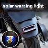 Plastic Solar Car Anti-tailgating Blinker Light Waterproof Solar Warning Light Motorcycle