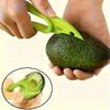 2-in-1 Avocado Slicer and Corer for Both Home and Restaurant Use, Kitchen Fruit Tool Multi-functional Fruit Slicer