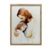 Embraces of Hope - Jesus Hugging a Girl Embraces of Hope - Jesus Hugging a Girl, 30X40 Cm, Unframed, Premium Canvas On Stretcher