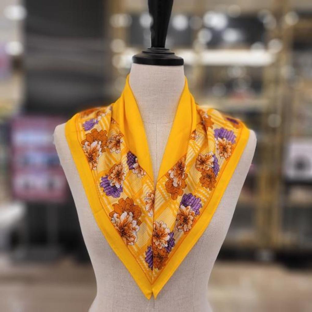 100% cotton petite scarf E22S2CO212 ES peony