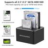 USB3.0 Dual SATA Multifunction Portable Hard Drive Holder for 2.5 3.5 Inch Drive PC/MAC/PS5/NAS Backup And Cloning