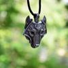 Vintage Fashion Wolf Head Necklace Men Personality Aggressive Necklace Punk Men Pendant Hip Hop Punk Party Jewelry Gift Hombre