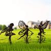 Garden Fairy Metal Iron Craft Outdoor Decor For Patio Lawn
