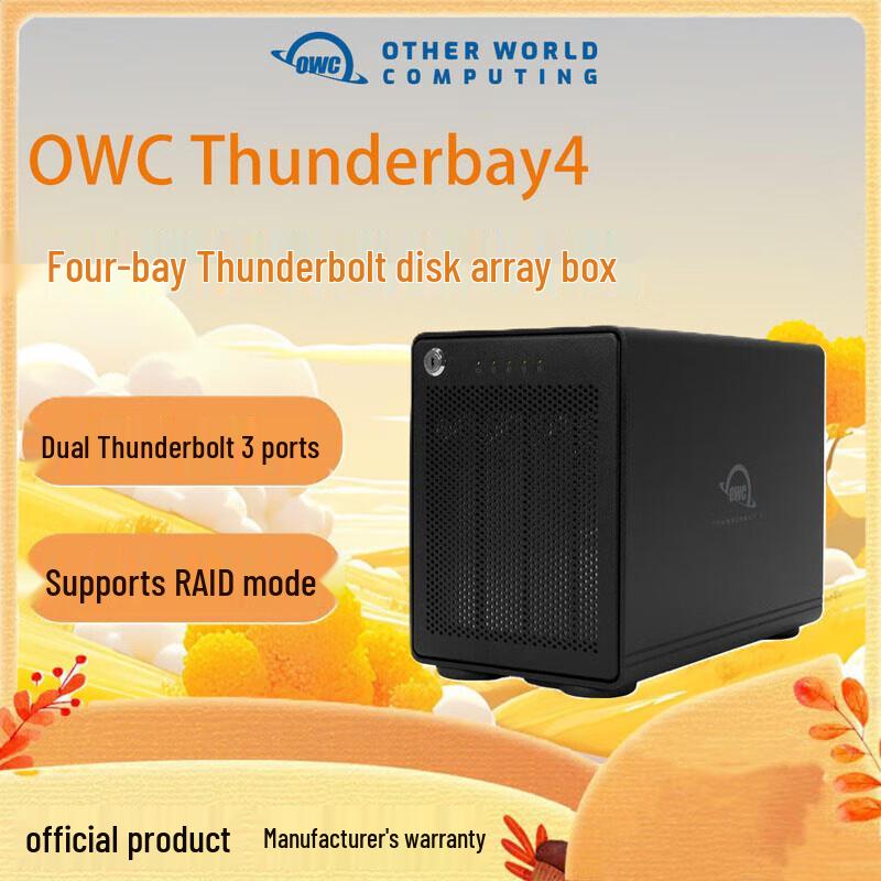 OWC ThunderBay 4 32TB Thunderbolt 3 RAID Storage with SoftRAID